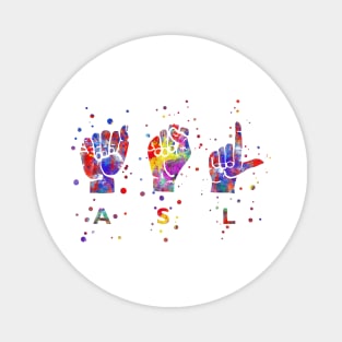 ASL sign language Magnet